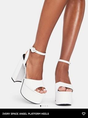 Liliana White Platform Sandals